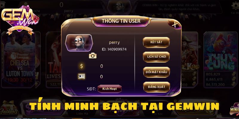 Tính minh bạch tại Gemwin